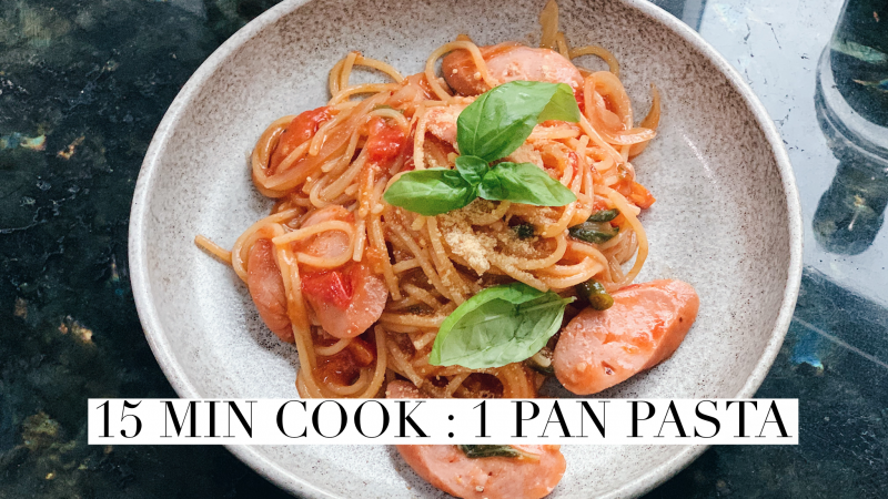 15 mins cook series : 1 pan pasta